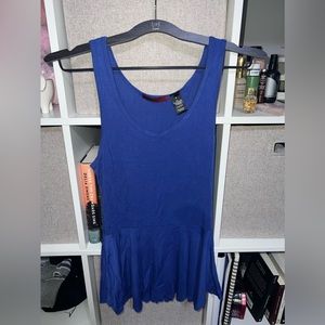 Buckle flowy tank top